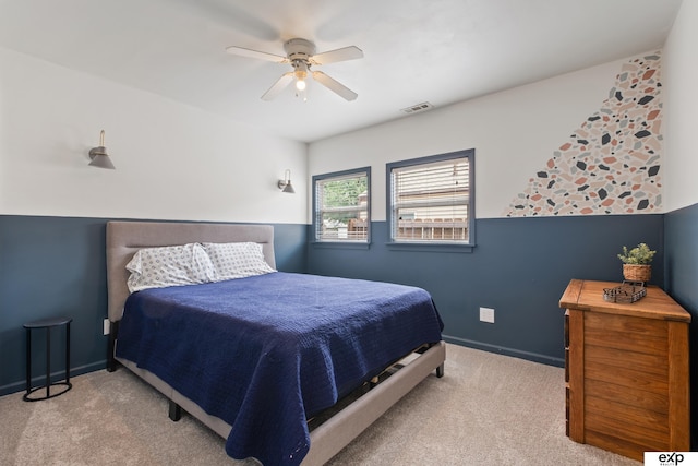 6772 Hamilton St, Omaha, NE 68132 - bedroom featuring carpet flooring, a ceiling fan, and baseboards