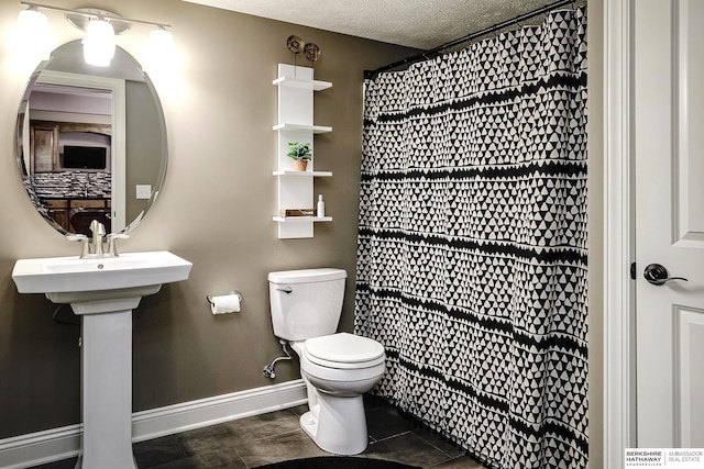 1809 S 220th Ave, Omaha, NE 68022 - full bathroom with a textured ceiling and curtained shower