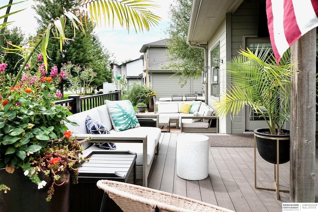 1809 S 220th Ave, Omaha, NE 68022 - deck with an outdoor living space