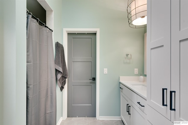 11511 S 190th St, Gretna, NE 68028 - full bath with vanity, baseboards, and tile patterned floors