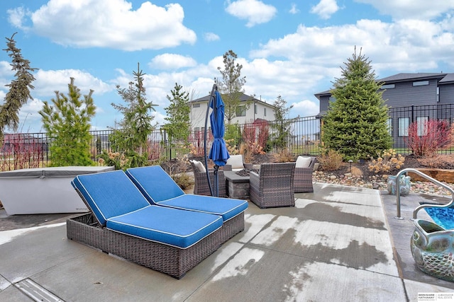 11511 S 190th St, Gretna, NE 68028 - fenced backyard with a patio