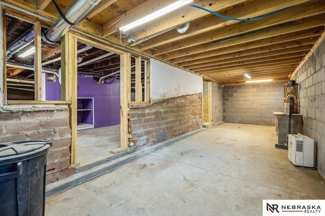 610 S 10th St, Plattsmouth, NE 68048 - view of unfinished below grade area