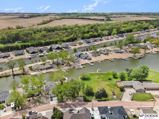 S-44 Poehling Ln, Fremont, NE 68025 - aerial perspective of suburban area featuring a nearby body of water