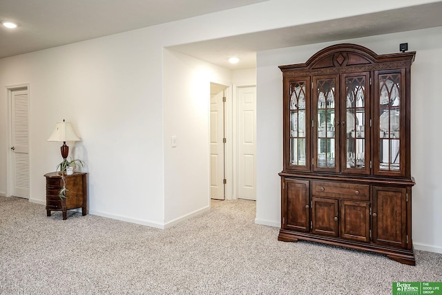 2627 N 166th St, Omaha, NE 68116 - corridor with carpet, baseboards, and recessed lighting