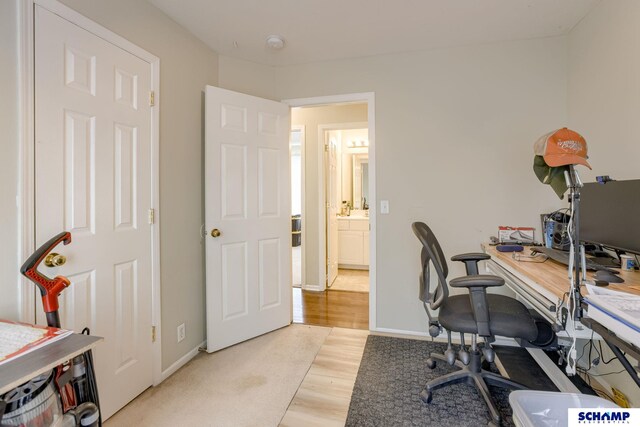 17103 Taylor St, Omaha, NE 68116 - office space with light wood-type flooring and baseboards