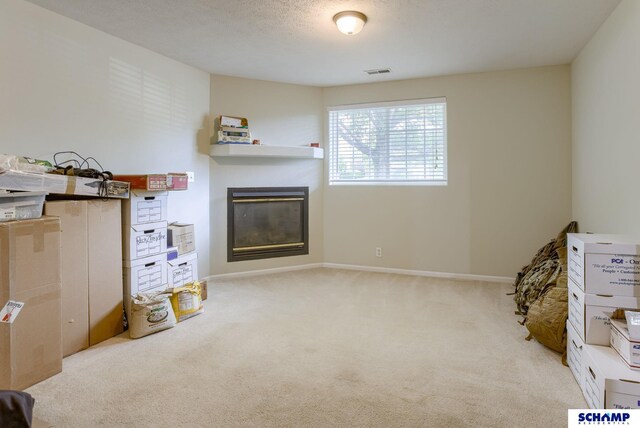 17103 Taylor St, Omaha, NE 68116 - unfurnished room with carpet floors, a glass covered fireplace, and baseboards