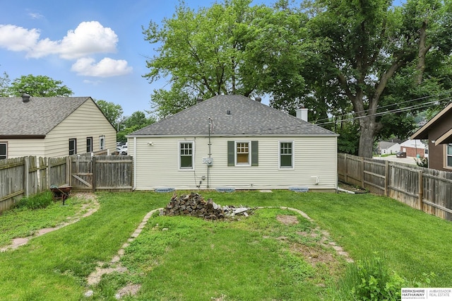 1511 S 60th St, Omaha, NE 68106 - back of house with a shingled roof