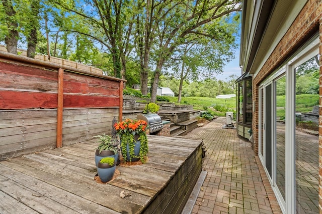 17409 Webster Blvd, Plattsmouth, NE 68048 - deck featuring a grill and a patio