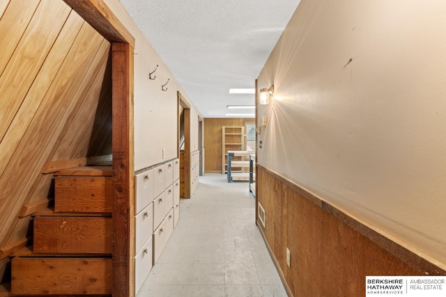 17409 Webster Blvd, Plattsmouth, NE 68048 - hall with wooden walls
