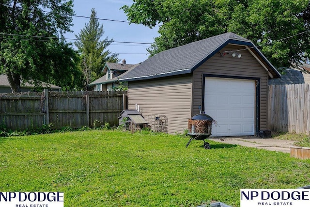 4023 Maple St, Omaha, NE 68111 - view of detached garage