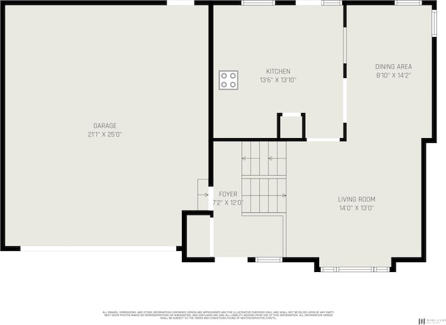 7824 La Vista Dr, La Vista, NE 68128 - view of floor plan / room layout