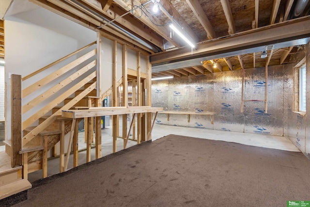 4602 N 155th Ave, Omaha, NE 68116 - view of unfinished below grade area
