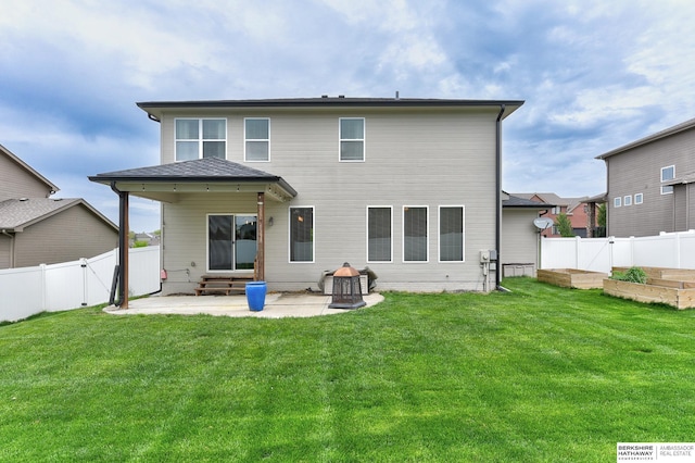 18337 Polk St, Omaha, NE 68135 - back of house with a patio and entry steps