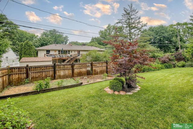 1008 J E George Blvd, Omaha, NE 68132 - view of yard with a vegetable garden