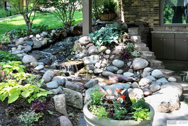 12829 Izard St, Omaha, NE 68154 - exterior view of a small pond