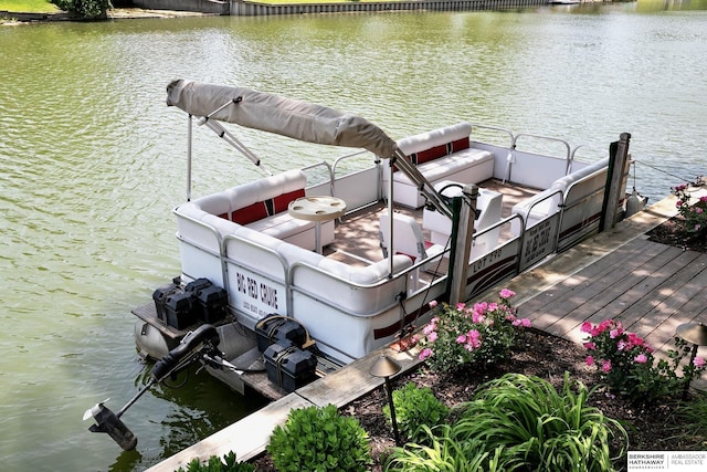 12829 Izard St, Omaha, NE 68154 - dock with a water view