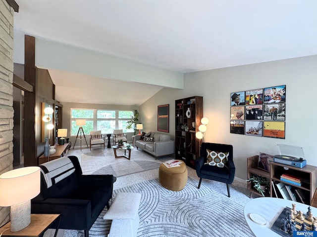 5941 Margo Dr, Lincoln, NE 68510 - living room with carpet floors and baseboards