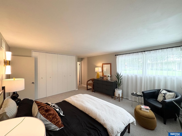 5941 Margo Dr, Lincoln, NE 68510 - bedroom featuring light colored carpet and a closet