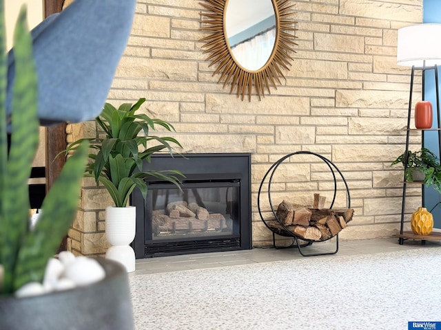 5941 Margo Dr, Lincoln, NE 68510 - detailed view of a fireplace