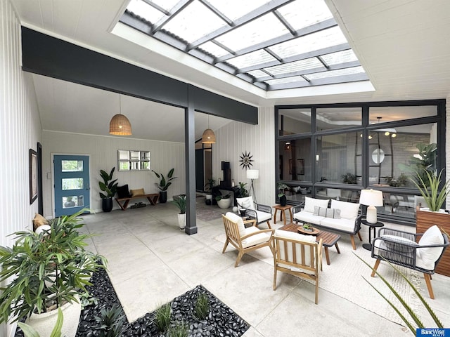 5941 Margo Dr, Lincoln, NE 68510 - view of patio / terrace with outdoor lounge area and a pergola