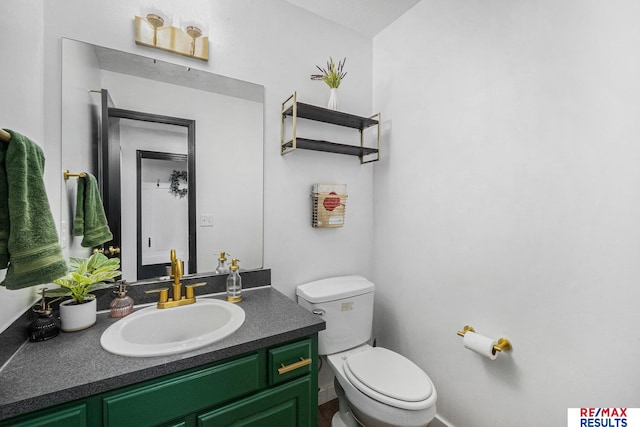 21808 Hilltop Ave, Gretna, NE 68028 - bathroom with toilet and vanity