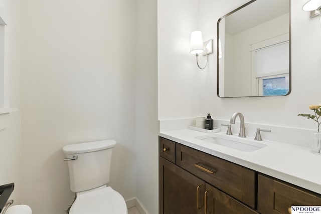 6236 Poppleton Ave, Omaha, NE 68106 - half bath with toilet and vanity