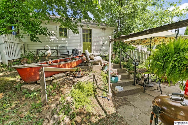 15410 Bennington Rd, Bennington, NE 68007 - view of patio / terrace