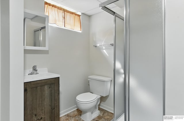 13304 S 21st St, Bellevue, NE 68123 - bathroom featuring vanity and a stall shower