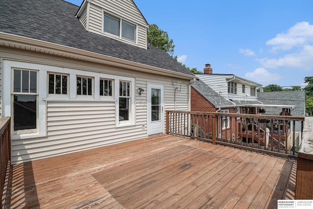4427 Pine St, Omaha, NE 68105 - view of deck