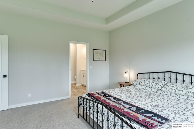 8622 N 177th St, Bennington, NE 68007 - bedroom featuring carpet, baseboards, and ensuite bathroom