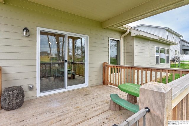8622 N 177th St, Bennington, NE 68007 - view of wooden terrace