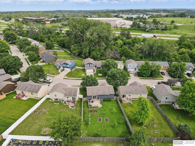 7628 Bondesson St, Omaha, NE 68122 - aerial perspective of suburban area