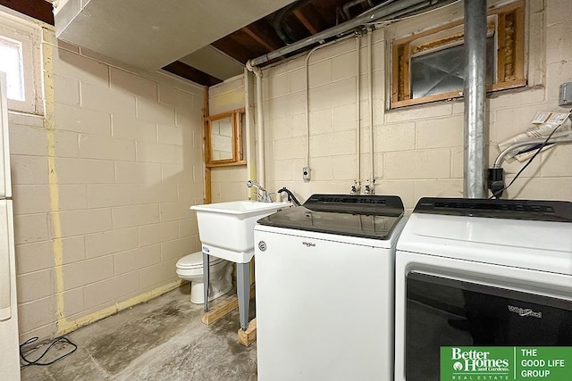 3869 Arbor St, Omaha, NE 68105 - washroom with separate washer and dryer