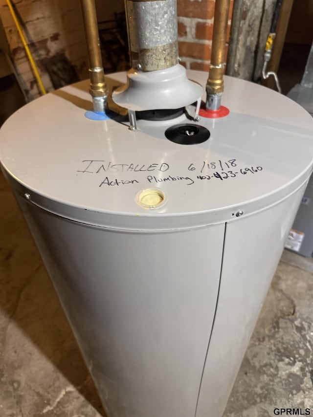 1725 S 23rd St, Lincoln, NE 68502 - basement view of water heater