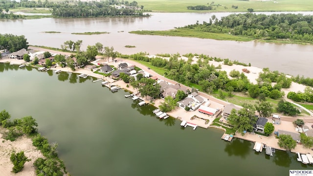 S-1020 Platte Shore Dr, Fremont, NE 68025 - aerial perspective of suburban area featuring a large body of water