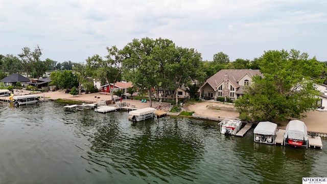 S-1020 Platte Shore Dr, Fremont, NE 68025 - water view featuring a dock