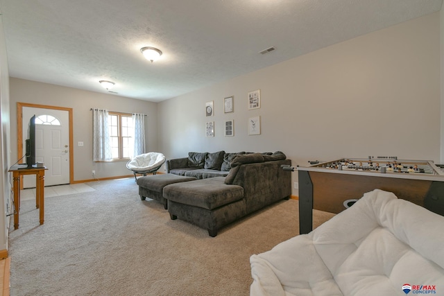 3934 Ballard Ct, Lincoln, NE 68504 - living room featuring carpet flooring and baseboards