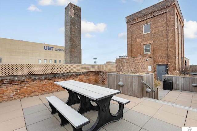 100 N 12th St Unit 904, Lincoln, NE 68508 - view of patio / terrace featuring outdoor dining area