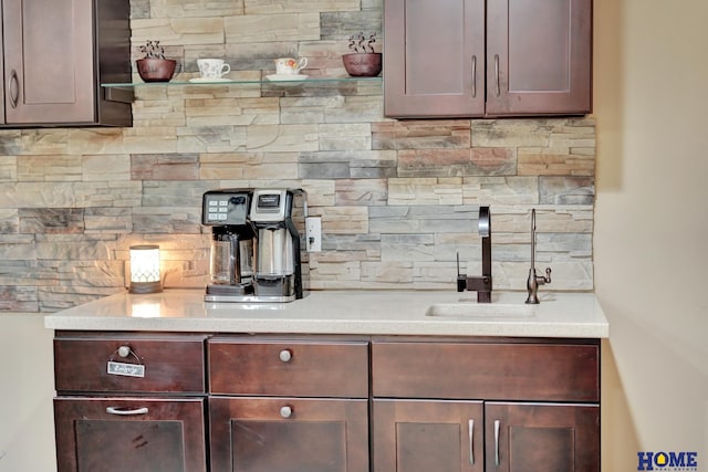 1309 Ridge Rd, Hickman, NE 68372 - kitchen featuring tasteful backsplash and light countertops