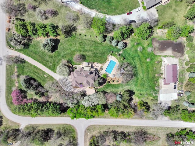 5100 Bridle Ln, Lincoln, NE 68516 - aerial view of a pool area