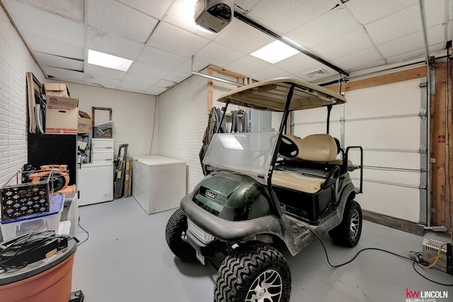 5100 Bridle Ln, Lincoln, NE 68516 - garage with a garage door opener