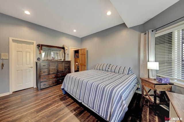 5100 Bridle Ln, Lincoln, NE 68516 - bedroom featuring wood finished floors, recessed lighting, and baseboards