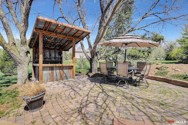 5100 Bridle Ln, Lincoln, NE 68516 - view of patio / terrace featuring outdoor dining space