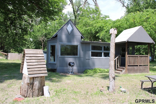 23809 F Plz Unit 9, Waterloo, NE 68069 - view of front of home featuring a front yard