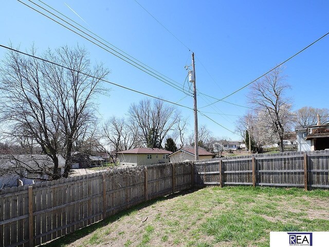 2103 Randall Dr, Bellevue, NE 68005 - view of fenced backyard