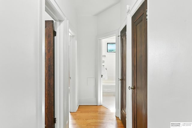 2311 N 51st St, Omaha, NE 68104 - hall featuring light wood-style floors and baseboards