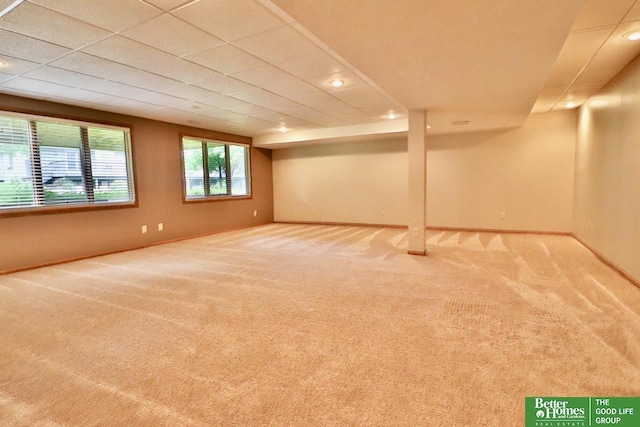 2330 N 133rd Cir, Omaha, NE 68164 - carpeted spare room featuring baseboards and recessed lighting