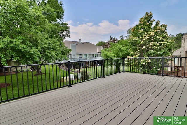 2330 N 133rd Cir, Omaha, NE 68164 - deck featuring a yard