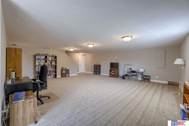 1637 W Avalanche Rd, Lincoln, NE 68521 - home office featuring carpet floors and baseboards