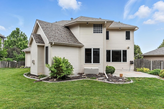 5418 S 165th St, Omaha, NE 68135 - back of property featuring a patio area and roof with shingles